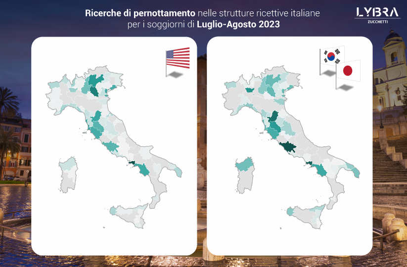 Destinazioni più cercate dai turisti per l'estate 2023